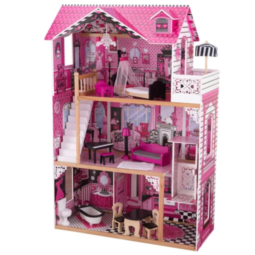 Poppenhuis Barbiehuis Amelia -Speelgoed Verkoop poppenhuis barbiehuis kidkraft 65093 amelia